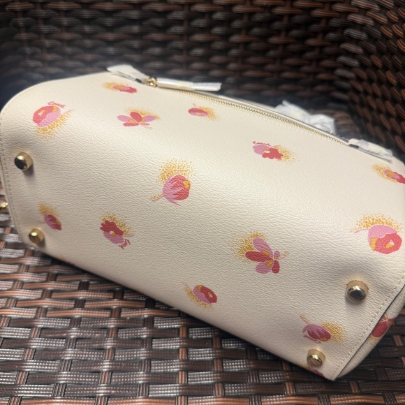 Coach Rowan Satchel With Pop Floral Print c5801 - Picture 4 of 10